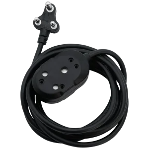 SWITCHED LIGHT DUTY Back-to-Back (BTB) EXTENSION LEADS 20M - BK