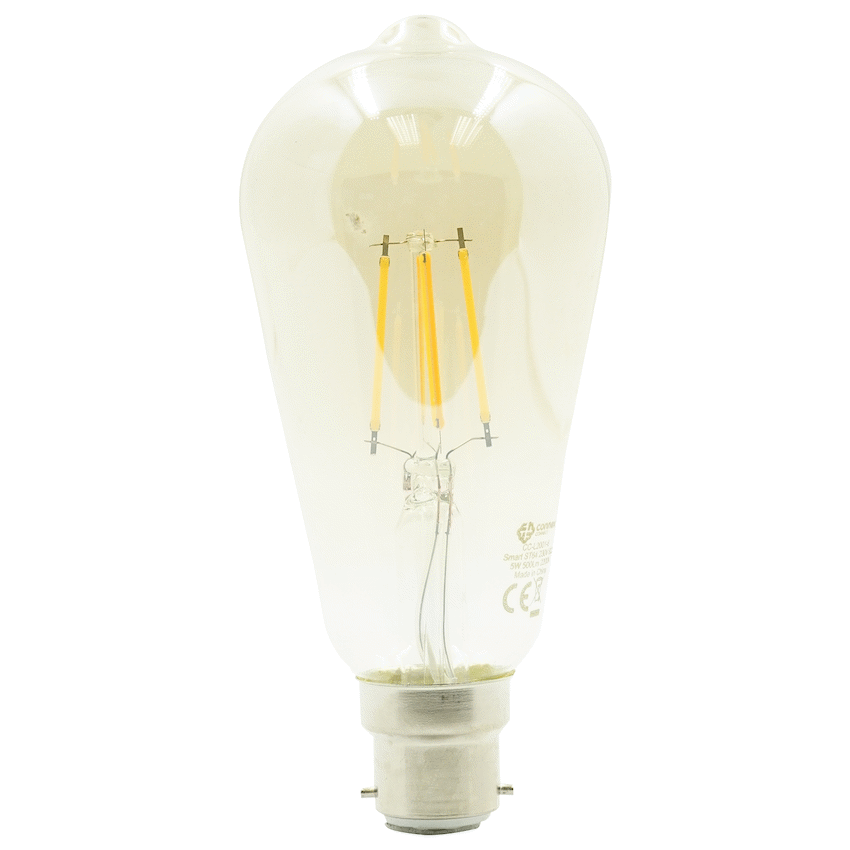 Smart Wi-Fi Bulb 5w LED Amber Filament Vintage Bayonet – Nova Supplies