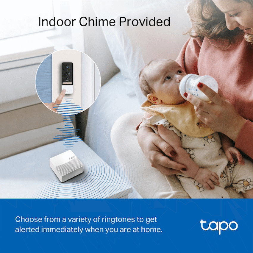 TP-Link Tapo D230S1 5MP 2K Smart Battery Video Doorbell 180 Days - Image 10
