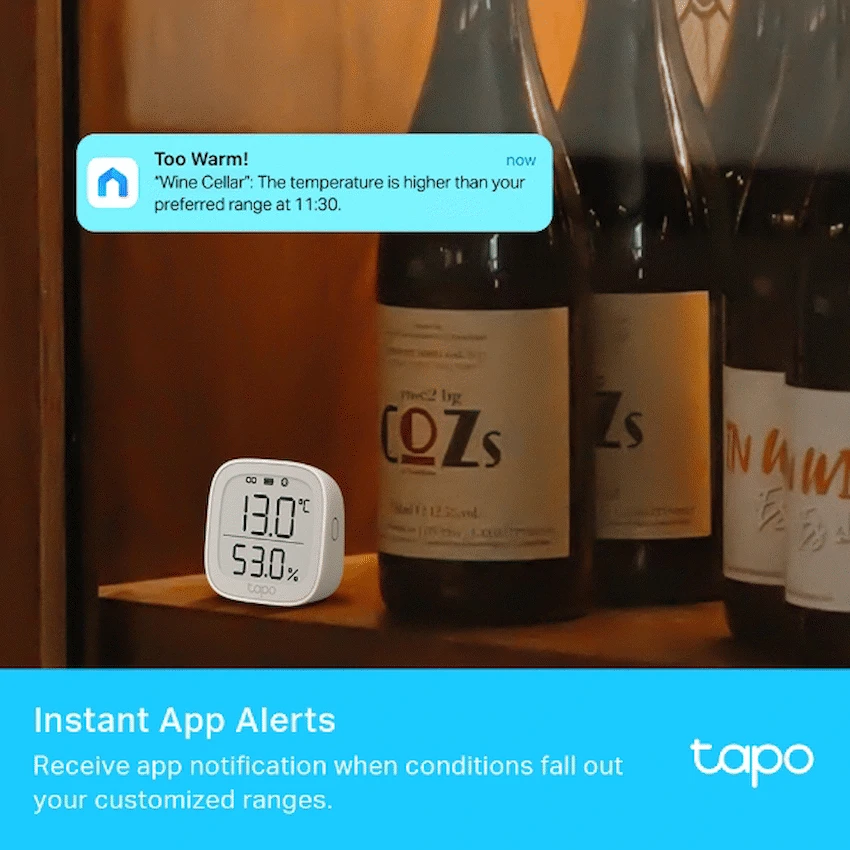 TP-Link Tapo T315 Smart 868mhz Temperature & Humidity Monitor - Image 10