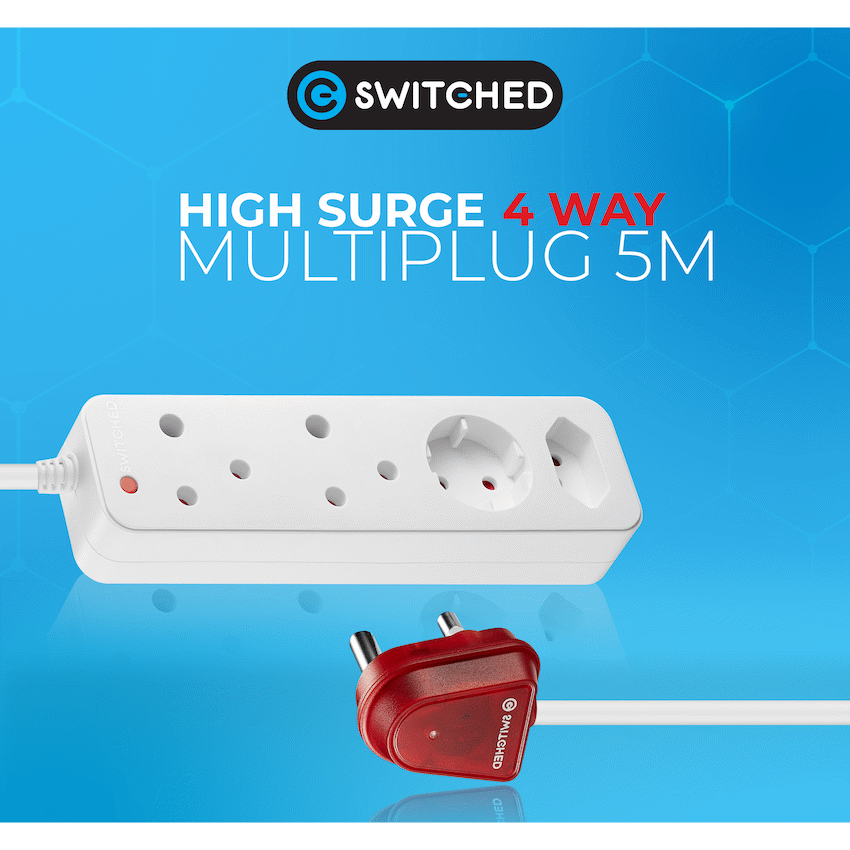 Switched High Surge Multi Adaptor with USB + Type-C PD20W - Image 10
