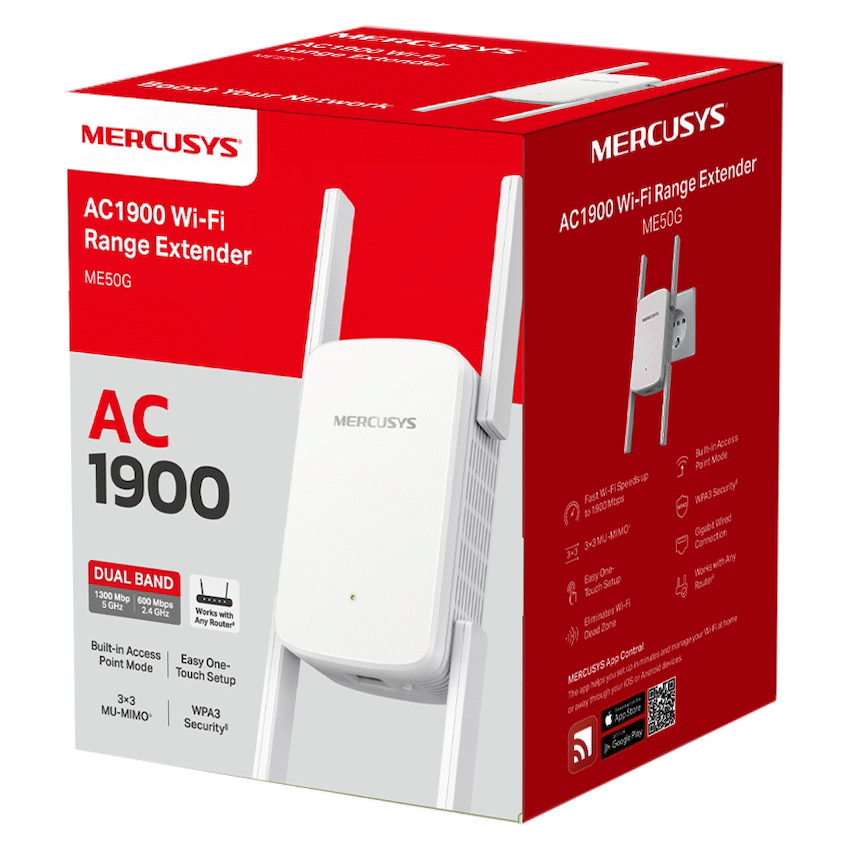 TP-Link Mercusys ME50G AC1900 Wi-Fi Range Extender - Image 10