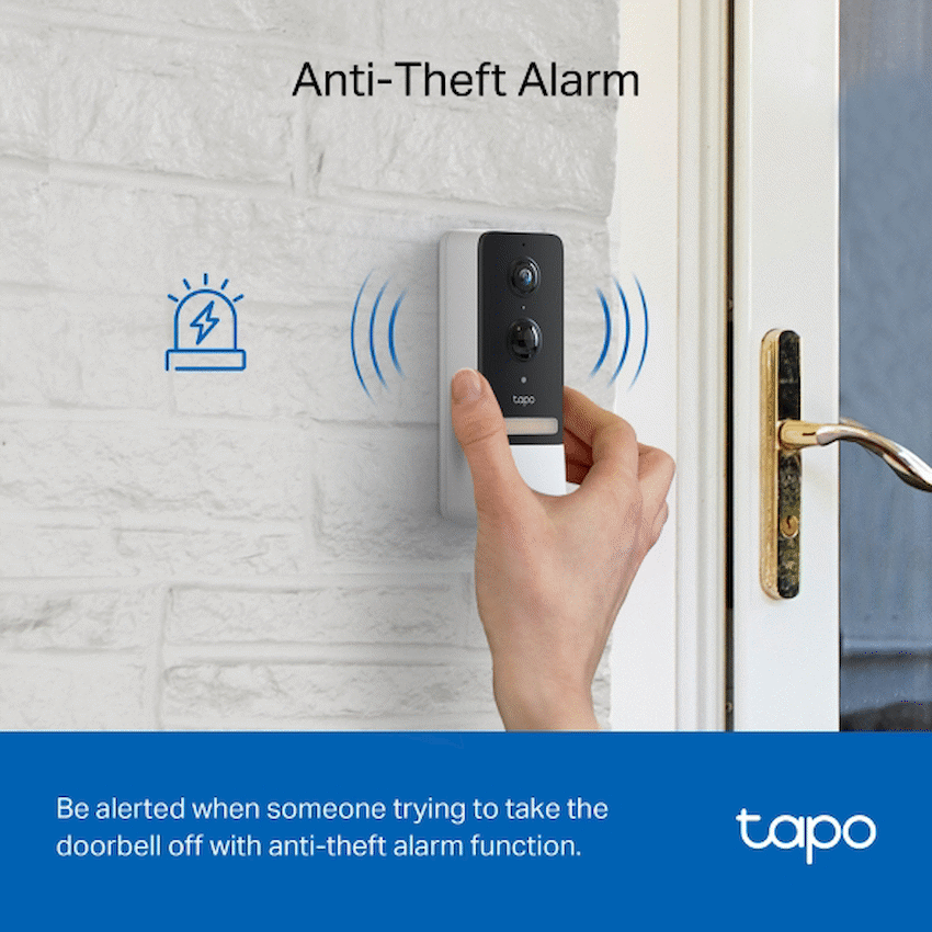 TP-Link Tapo D230S1 5MP 2K Smart Battery Video Doorbell 180 Days - Image 12