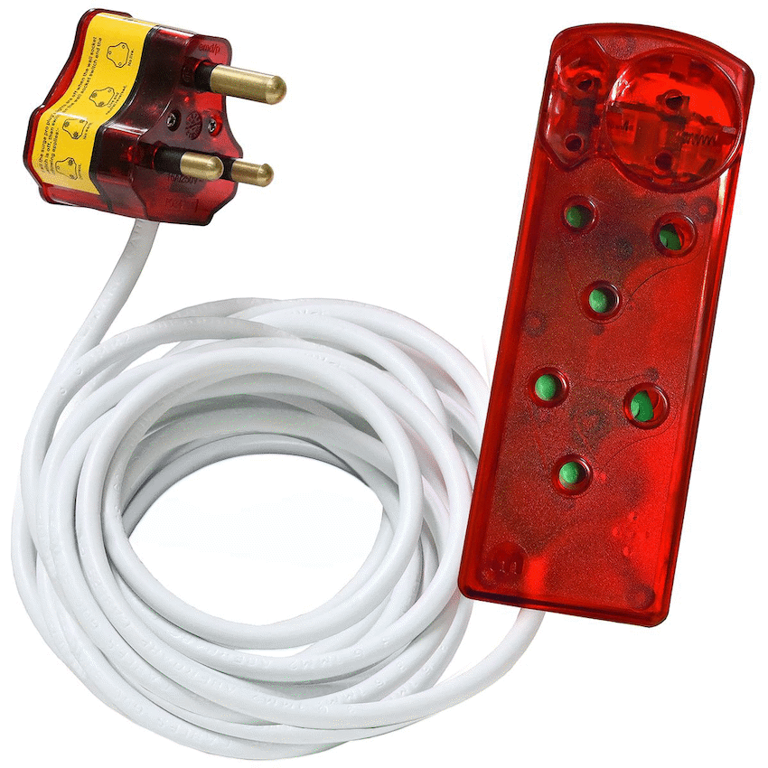 Ellies 4 Way High Surge Extension Lead - 3M - Image 2