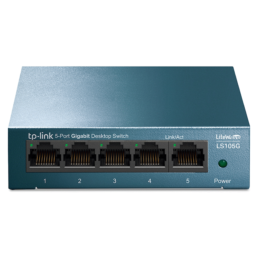 TP-Link LS105G LiteWave 5-Port Gigabit Desktop Switch - Image 2