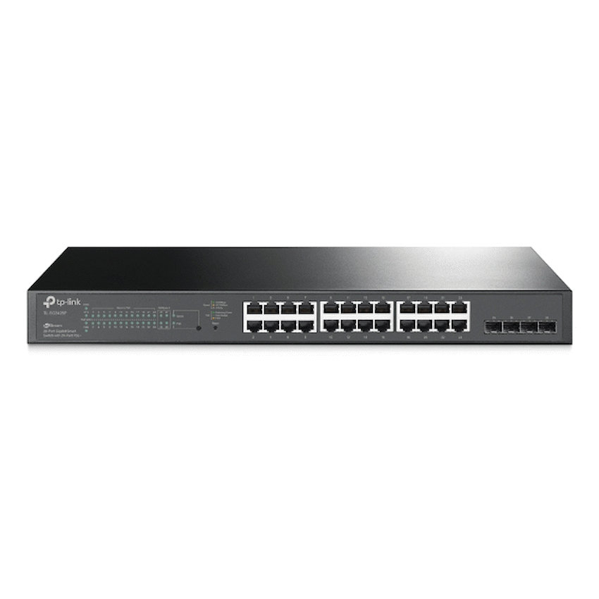 TP-Link SG2428P JetStream 28-Port Gigabit Smart Switch with 24-Port PoE+ - Image 2