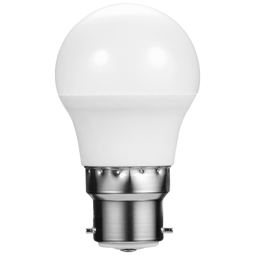 Switched 5w Golf Ball LED Light Bulb B22 - Cool White - Image 2
