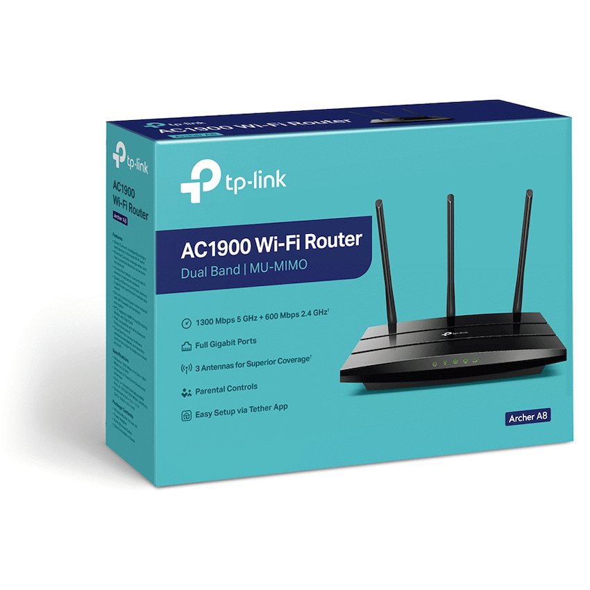 TP-Link Archer A8 AC1900 Wireless MU-MIMO Wi-Fi Router - Image 2