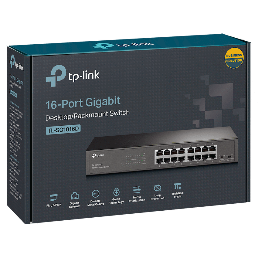 TP-Link TL-SG1016DE 16-Port Gigabit Easy Smart Switch - Image 2