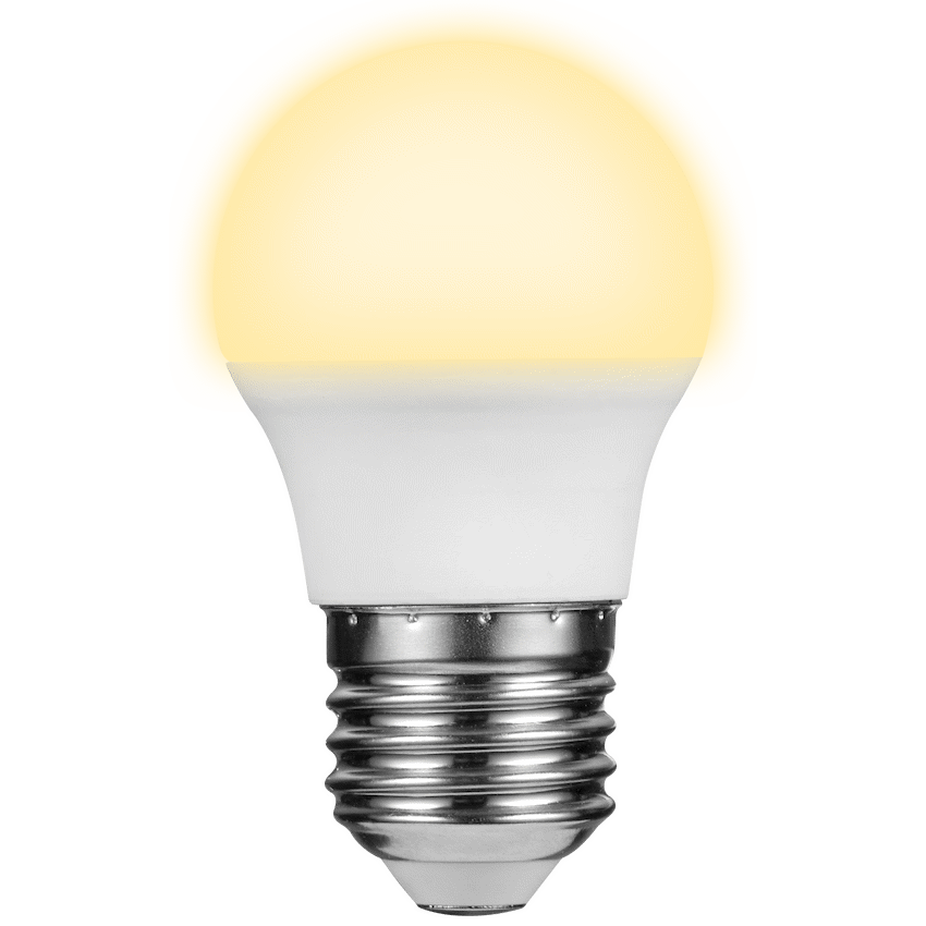 Switched 5w Golfball LED Light Bulb E27 - Warm White - Image 3