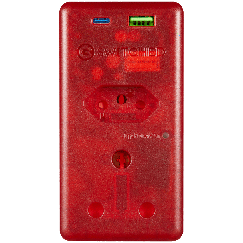 Switched High Surge Multi Adaptor with USB + Type-C PD20W - Image 3