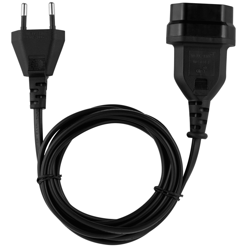 Switched Easy Cable Extender 2-Pin Euro to 2-Pin Euro Socket 2m - Image 3