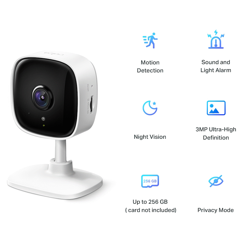 TP-Link Tapo C110 3MP Home Security Wi-Fi Camera - Image 3