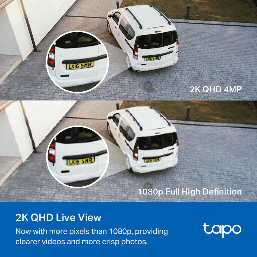 TP-Link Tapo C720 4MP 2K QHD Outdoor security Camera with 2800 lumen floodlight - Image 3