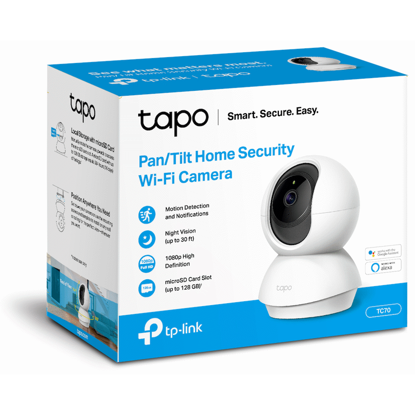 TP-Link Tapo TC70 1080P Pan/Tilt Home Security Wi-Fi Camera - Image 3