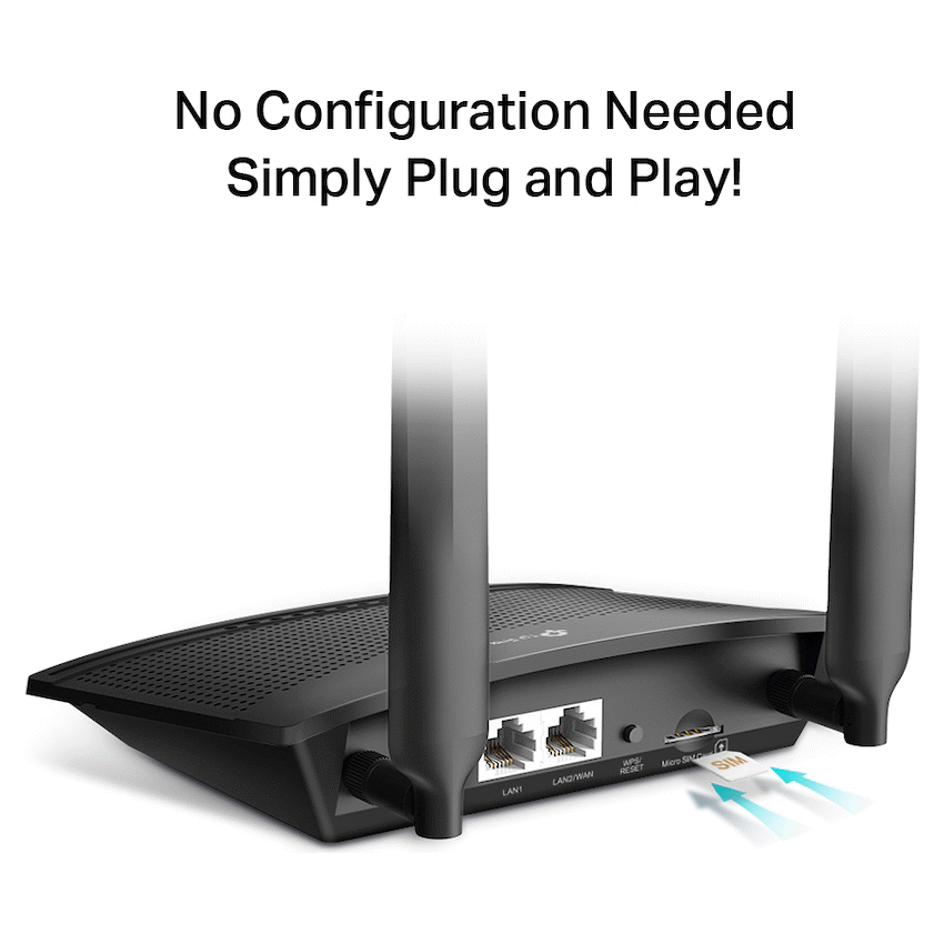 TP-Link TL-MR100 300Mbps Wireless N 4G LTE Router - Image 3