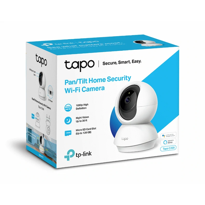 TP-Link Tapo C200 1080p Pan/Tilt Home Security Wi-Fi Camera - Image 3