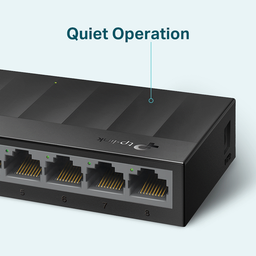 TP-Link LS1008G LiteWave 8-Port Gigabit Desktop Switch - Image 4