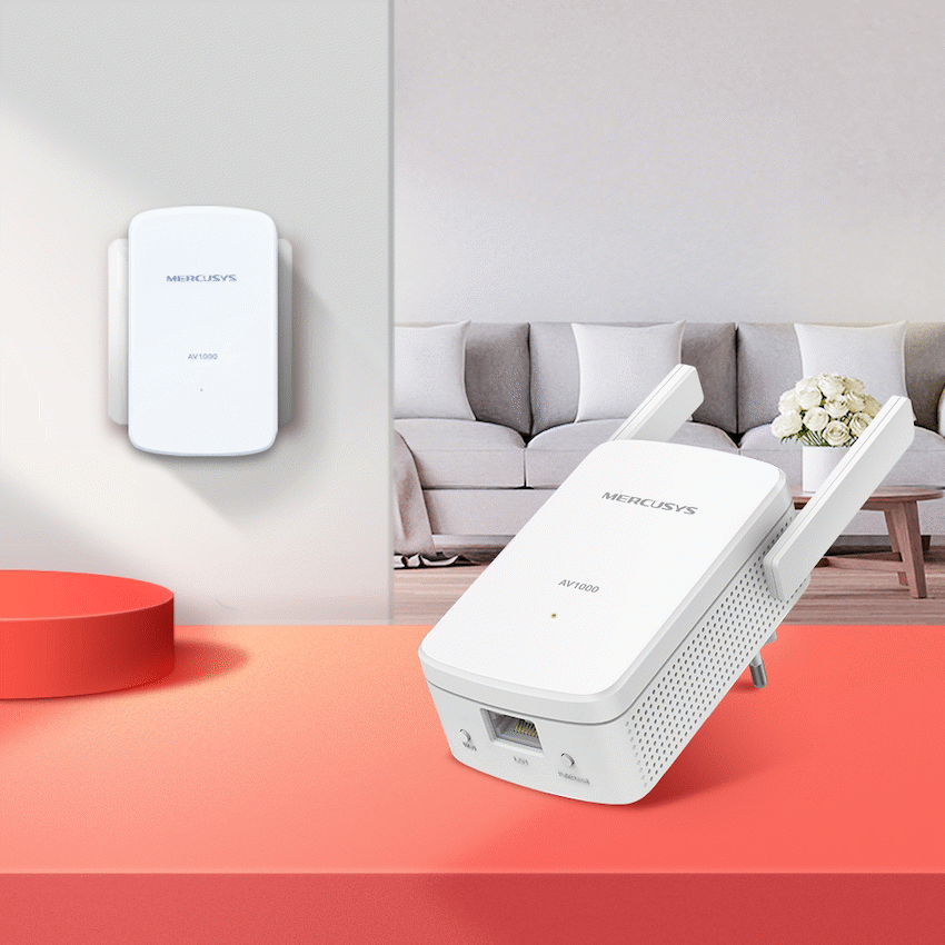 TP-Link Mercusys MP510 KIT AV1000 Gigabit Powerline Wi-Fi Kit - Image 4