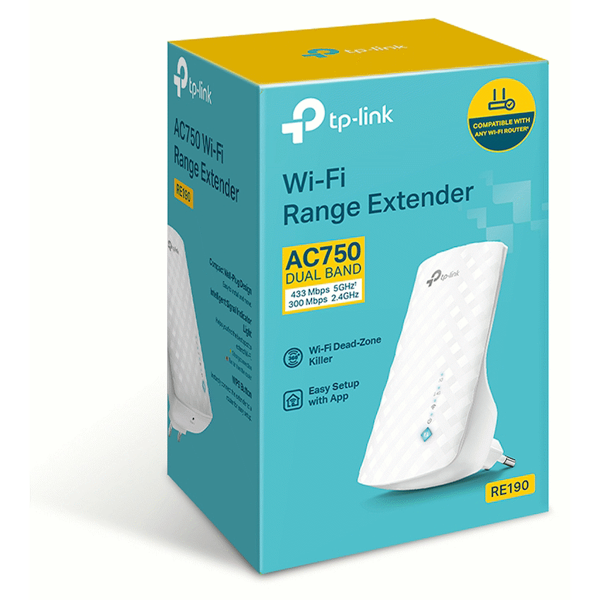 TP-Link RE190 AC750 Wi-Fi Range Extender - Image 4