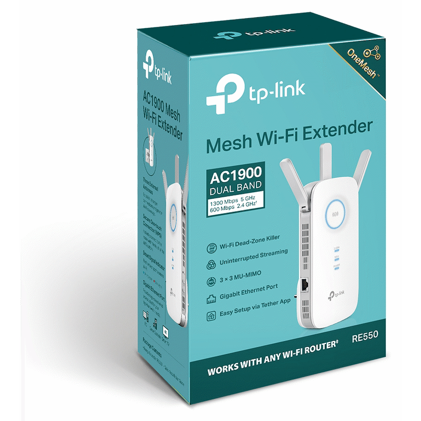 TP-Link RE550 AC1900 MU-MIMO Wi-Fi Range Extender - Image 4