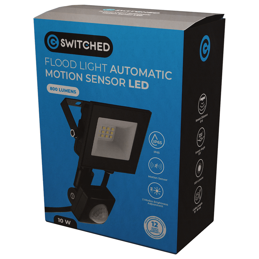 Switched 10w LED Flood Light Automatic Motion Sensor - Image 4