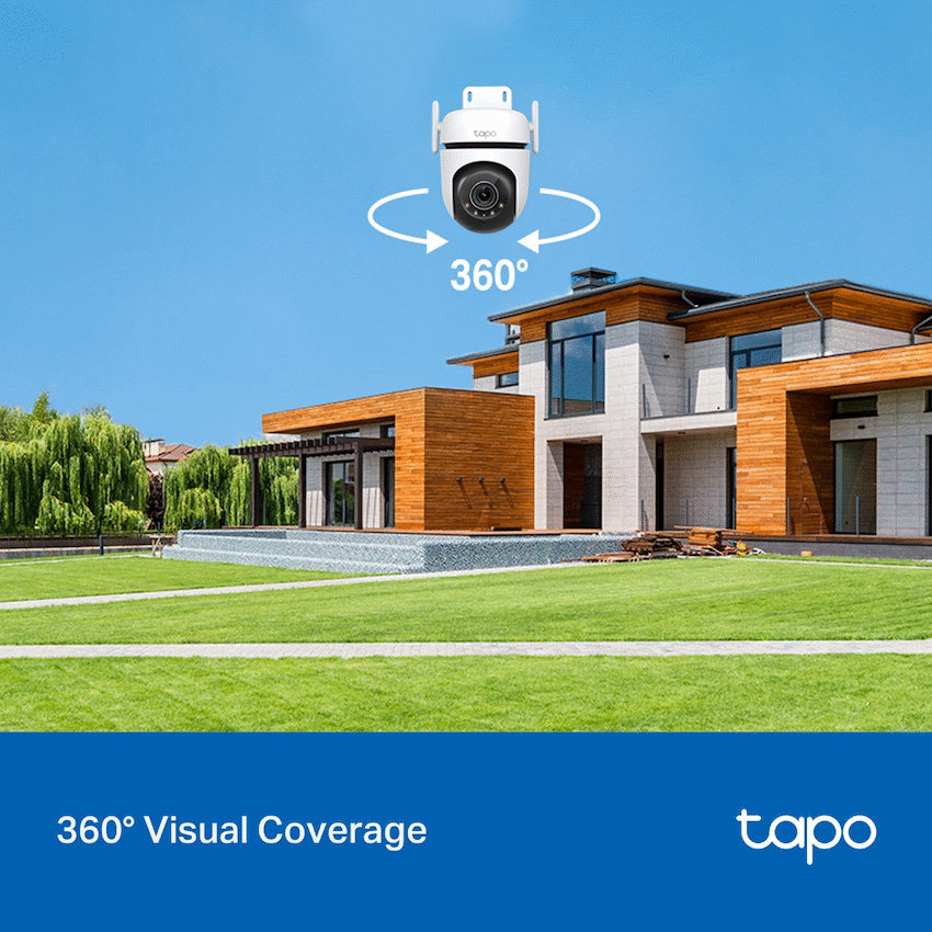 TP-Link Tapo C520WS 4MP 2K QHD Outdoor Pan/Tilt Security Wi-Fi Camera - Image 4