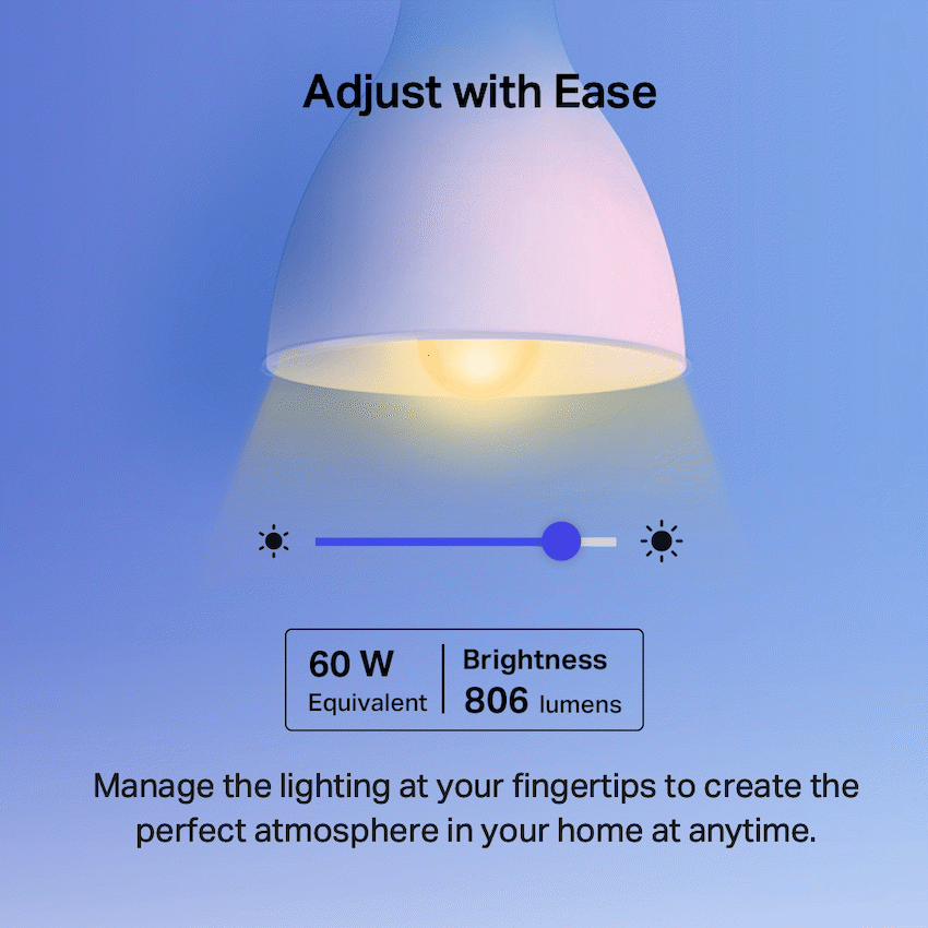 TP-Link Tapo L530B 9w Smart Wi-Fi Light Bulb, Multicolor, A60, B15 - Image 4