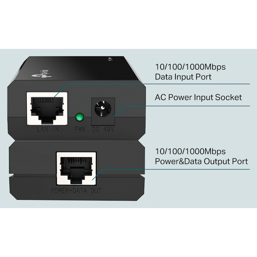 TP-Link TL-POE150S PoE Injector - Image 4