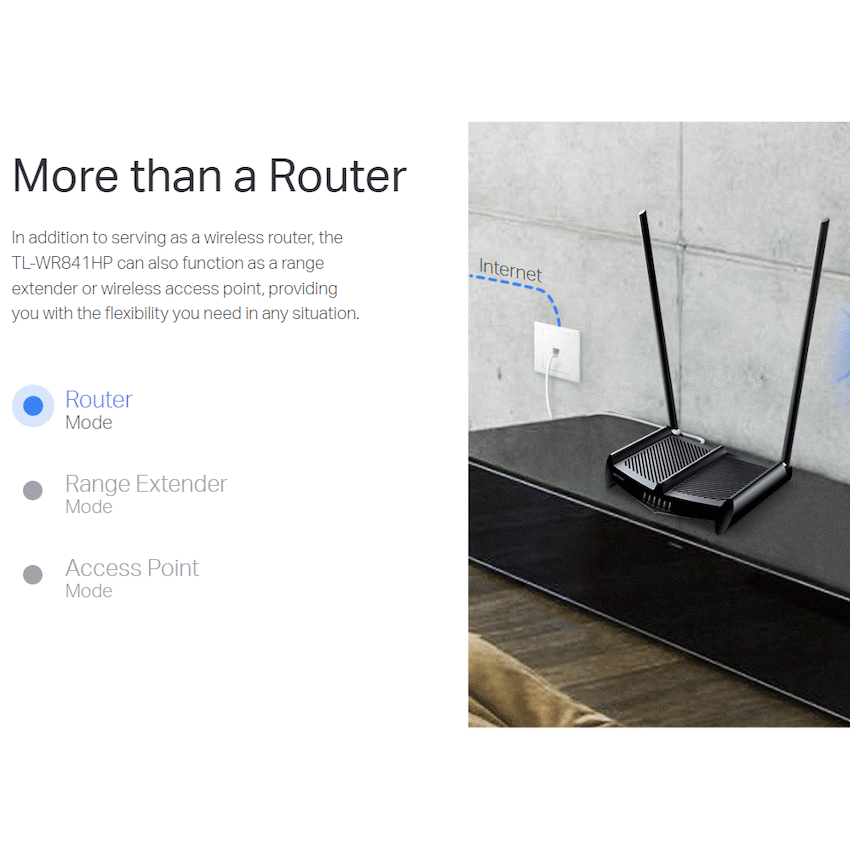 TP-Link TL-WR841HP N300 High Power Wi-Fi Router - Image 4