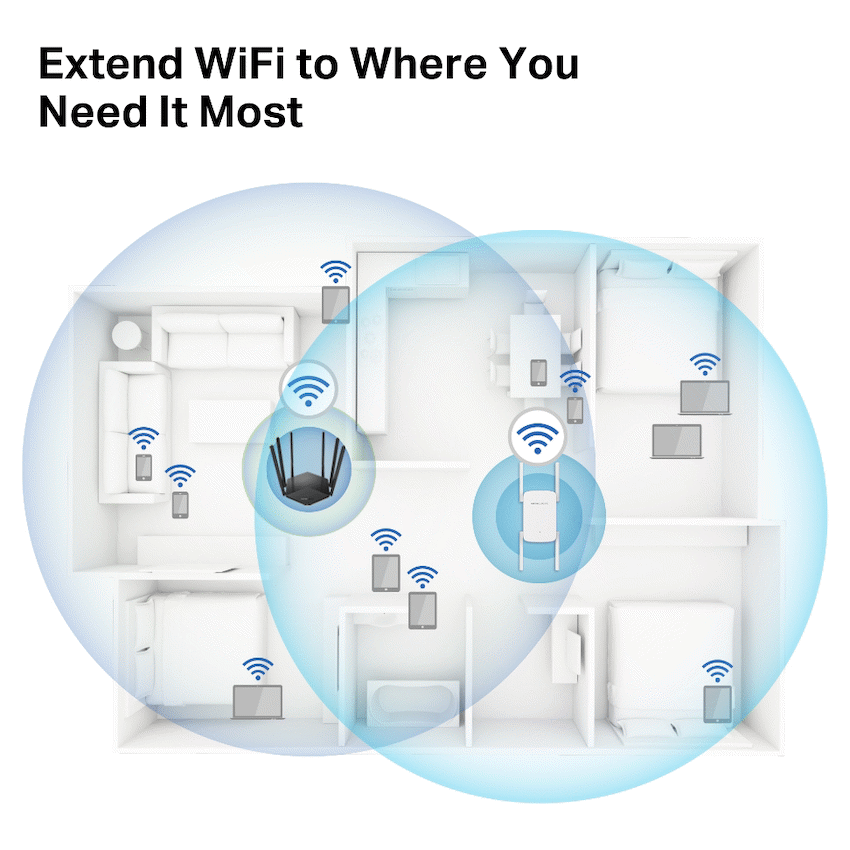 TP-Link Mercusys ME50G AC1900 Wi-Fi Range Extender - Image 5
