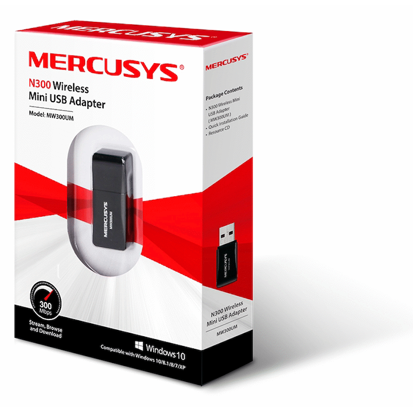 TP-Link Mercusys MW300UM N300 Wireless Mini USB Adapter - Image 5