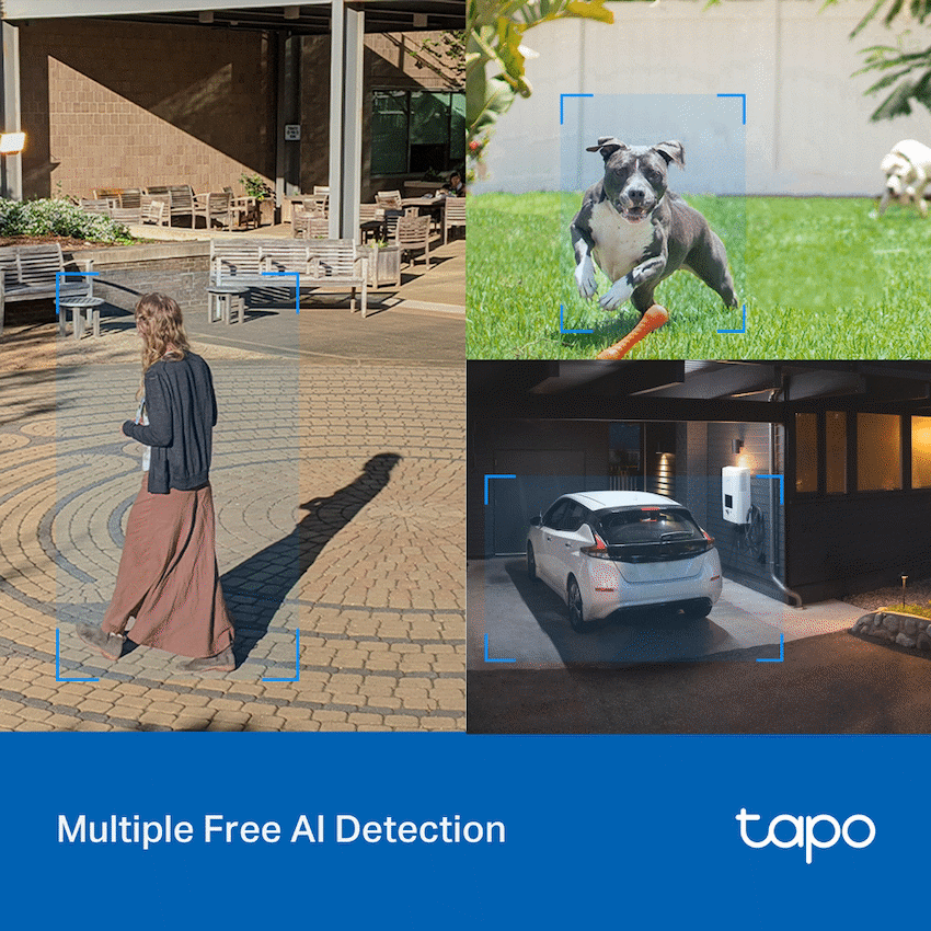 TP-Link Tapo C520WS 4MP 2K QHD Outdoor Pan/Tilt Security Wi-Fi Camera - Image 5