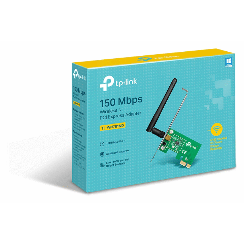 TP-Link TL-WN781ND 150Mbps Wireless N PCI Express Adapter - Image 5