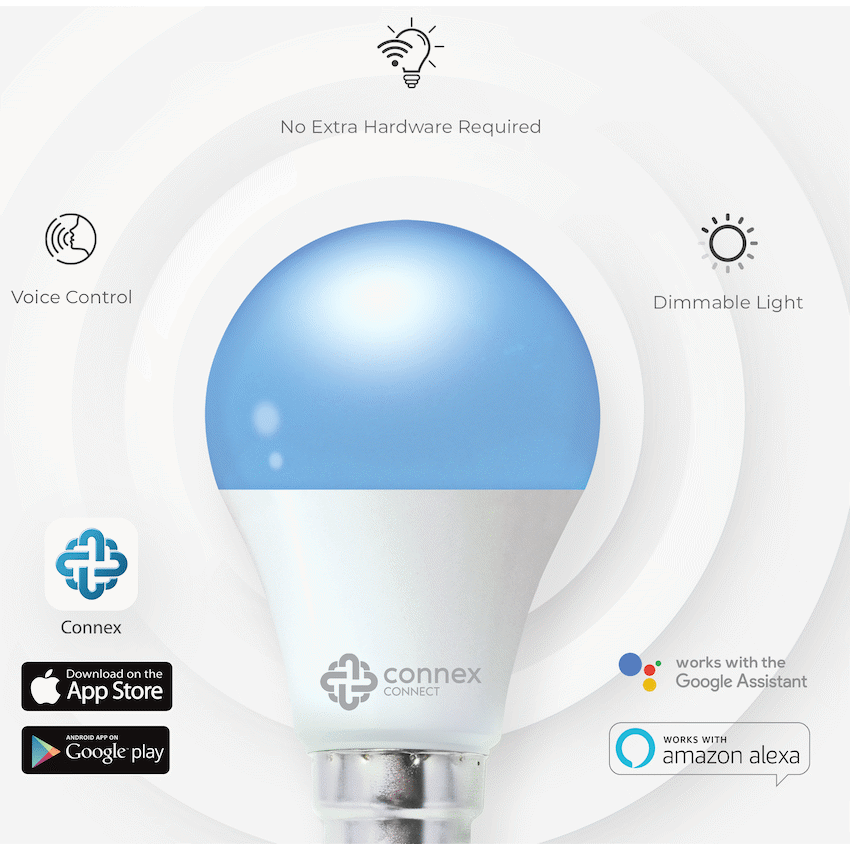 Smart WiFi Bulb 10W LED RGB White Bayonet - Image 5