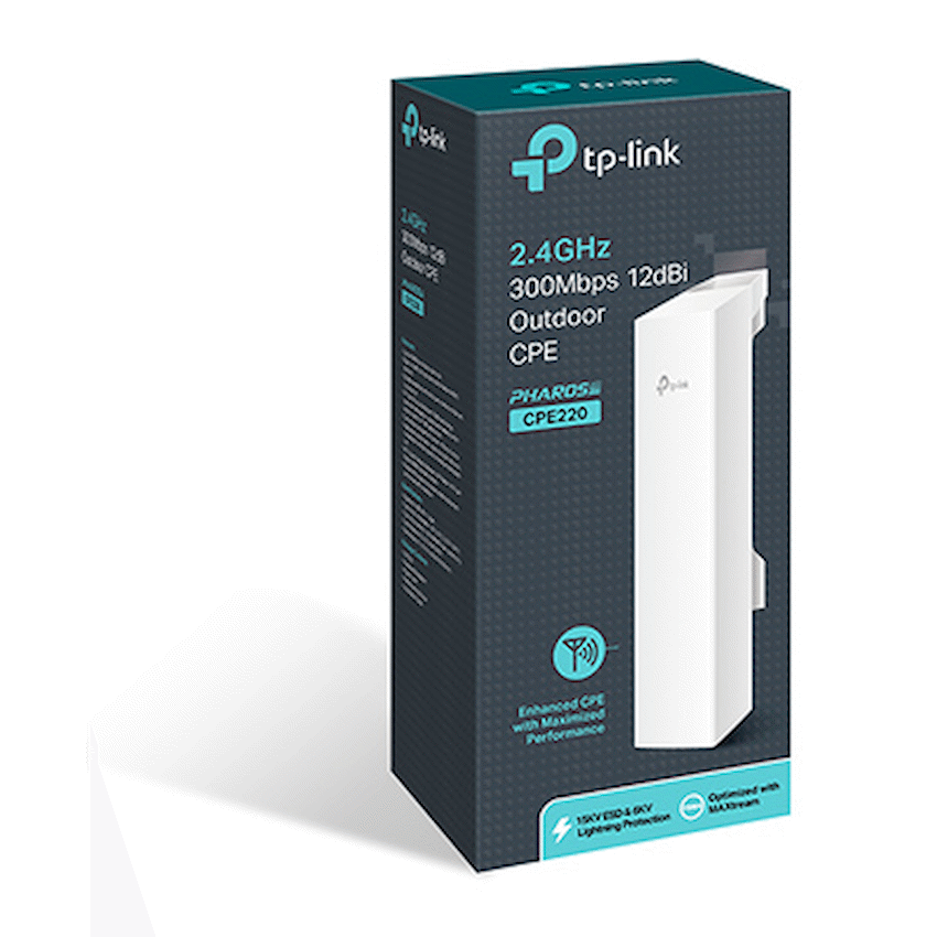 TP-Link CPE220 2.4ghz 300Mbps 12dBi Outdoor CPE - Image 5