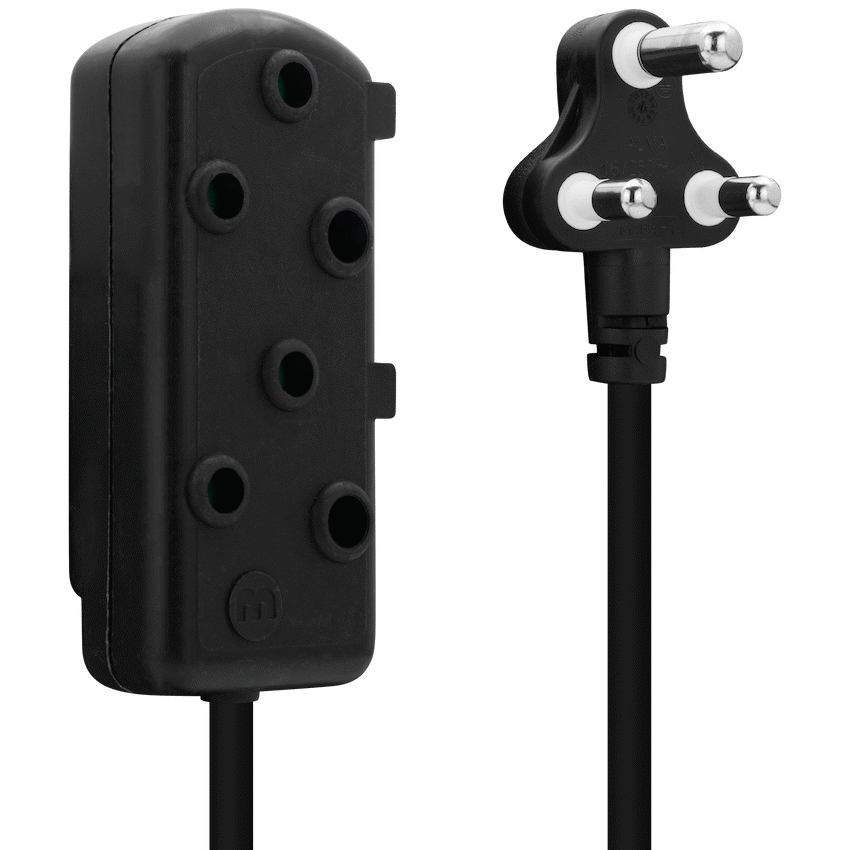 Ellies Side by Side Heavy Duty Extension Lead-5M-BK - Image 5