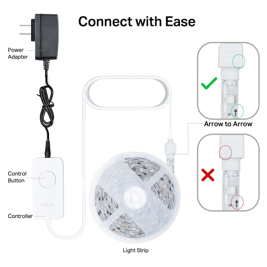 TP-Link Tapo L920-5 5m Smart Wi-Fi Light Strip - Multicolor - Image 6