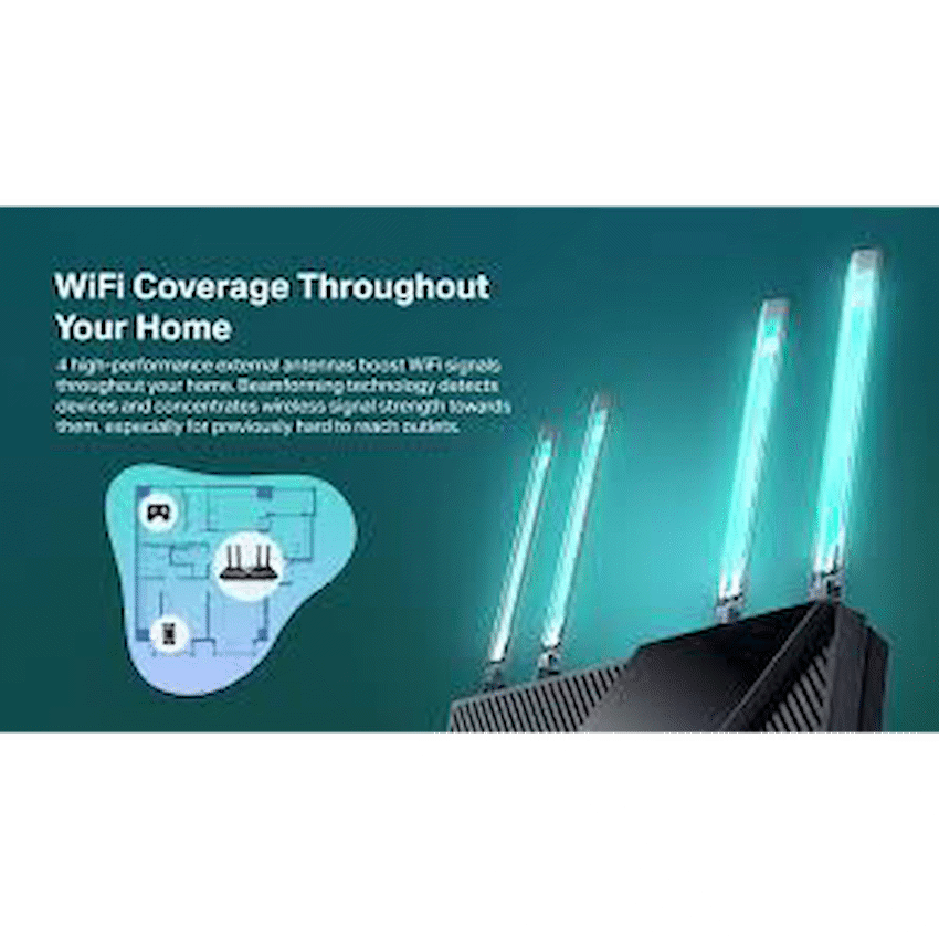 TP-Link Archer AX23 AX1800 Dual-Band Wi-Fi 6 Router - Image 6