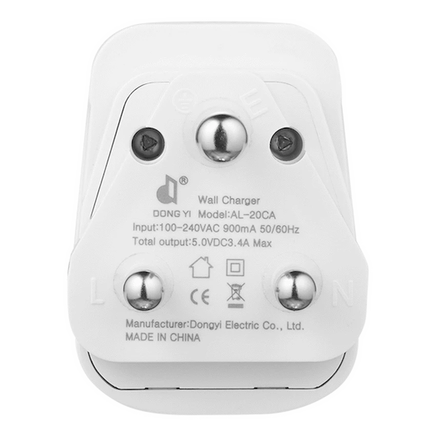 Switched Halo Fast Charge Power Adaptor, USB and Type-C Ports, Output 20w - Soft Touch Night Light - Image 6