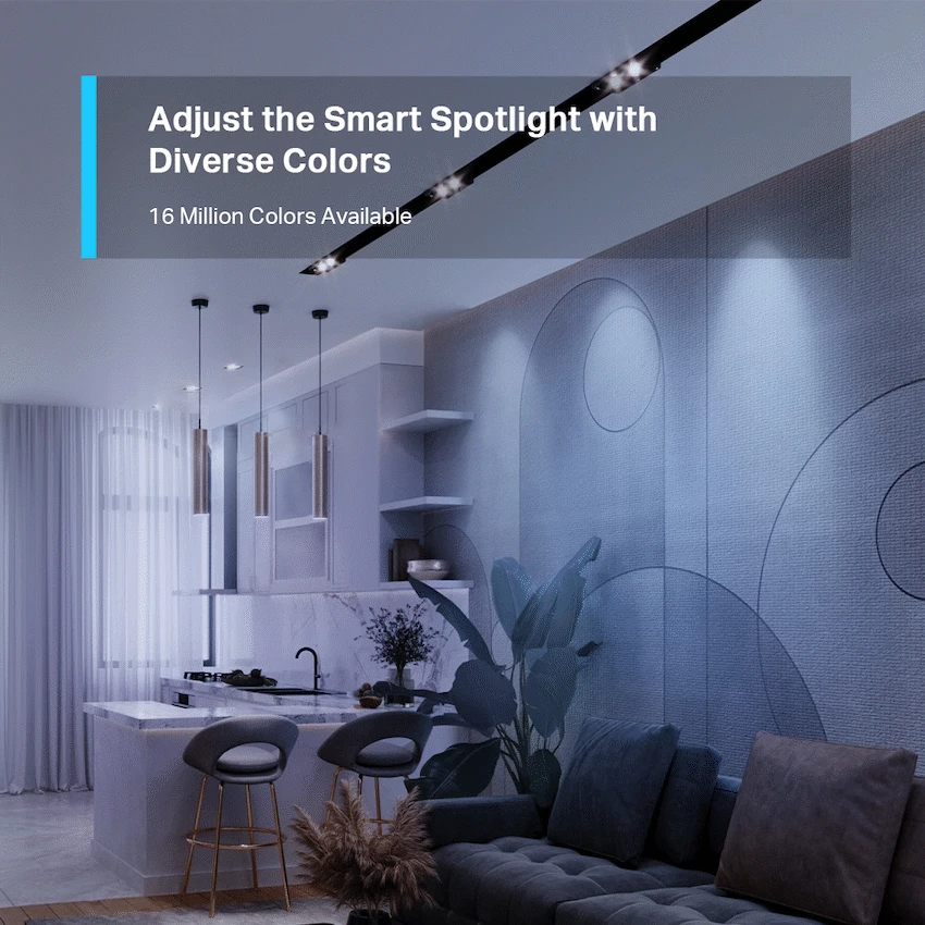 TP-Link Tapo TL33 3.7W Smart Wi-Fi Multicolour, Dimmable, GU10 - Image 6