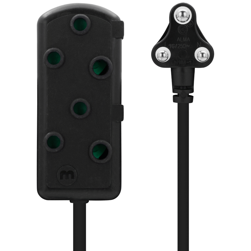 Ellies Side by Side Heavy Duty Extension Lead-5M-BK - Image 6