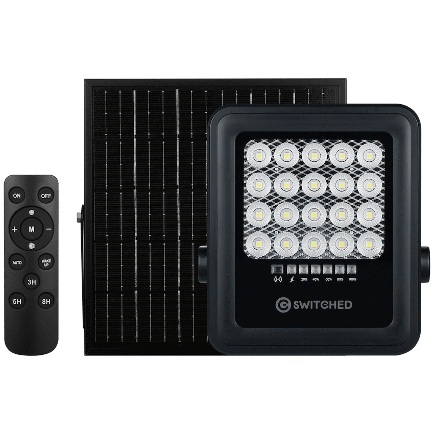Switched Urban Pro Series - 50w Solar Floodlight with Remote - Image 6