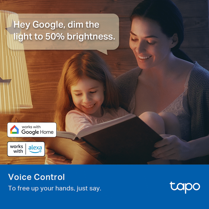 TP-Link Tapo L530E (4-Pack) Smart Wi-Fi Light Bulb - Multicolor - Image 7