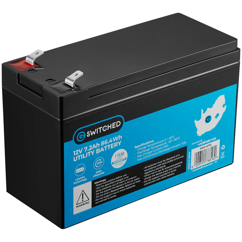 Switched LiFePO4 Gate Motor/Alarm Battery - Image 7