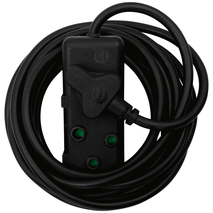 Ellies Side by Side Heavy Duty Extension Lead-5M-BK - Image 7