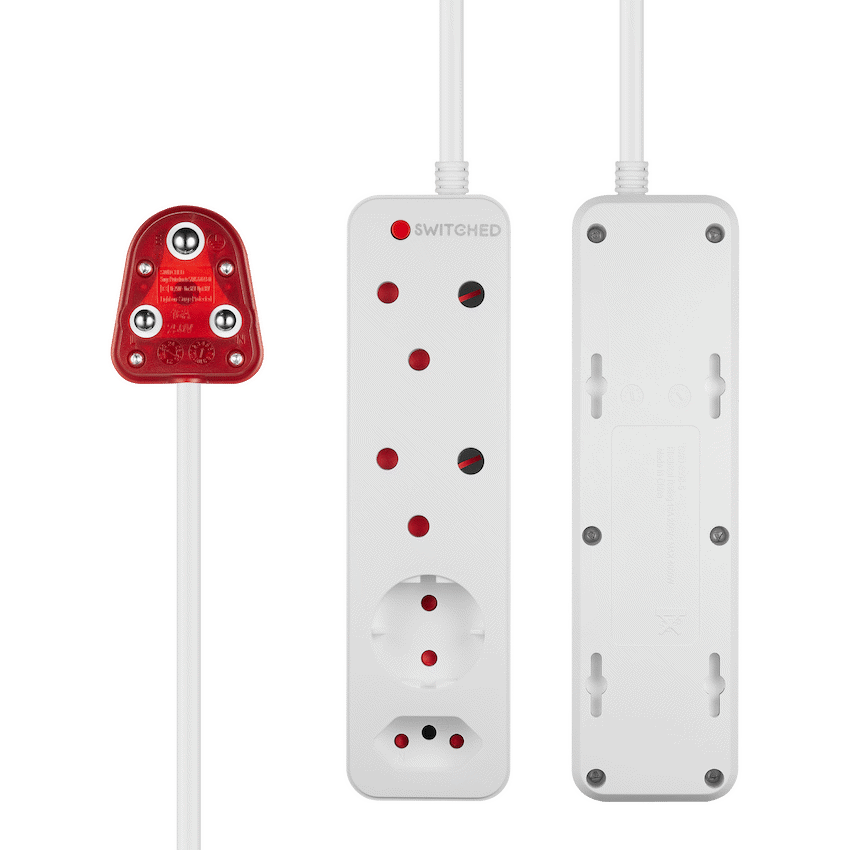 Switched High Surge 4-Way Multiplug 0.5m 1140J - Image 7