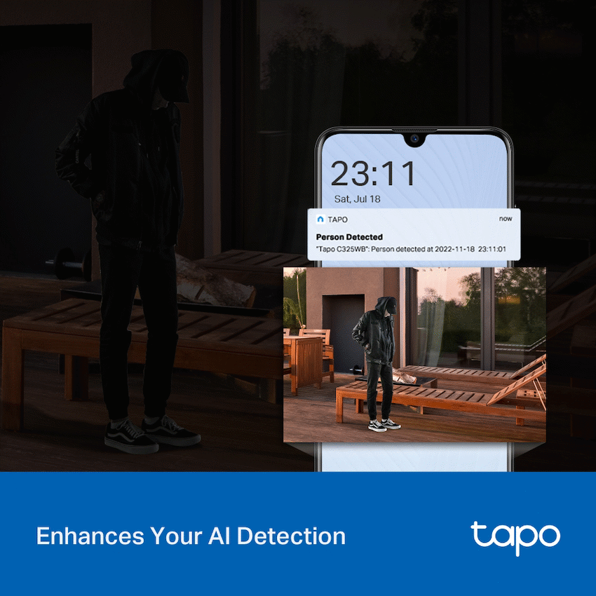 TP-Link Tapo C325WB Outdoor Security Wi-Fi Camera - Image 7