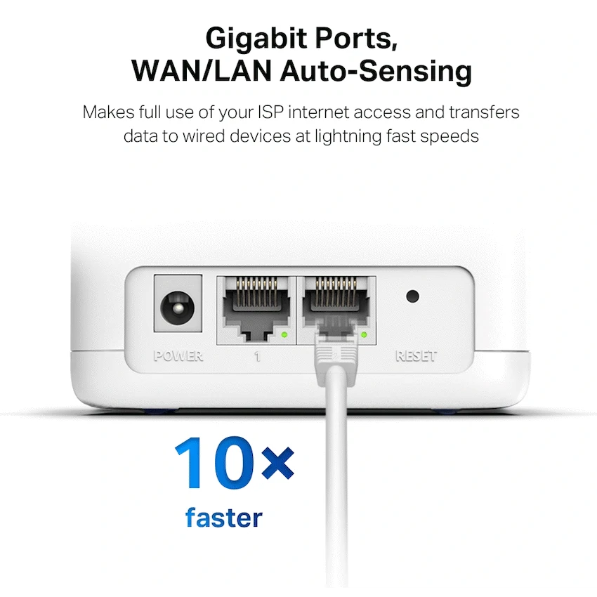 TP-Link Mercusys Halo H30G (2-Pack) AC1300 Whole Home Mesh Wi-Fi System - Image 8