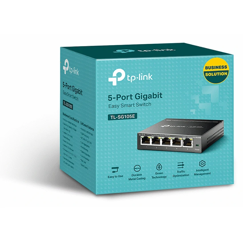 TP-Link TL-SG105E 5-Port Gigabit Unmanaged Pro Switch - Image 8
